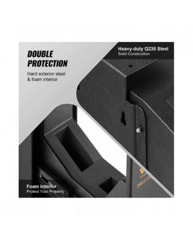 Coffre-fort pour pistolet monté, coffre-fort biométrique pour pistolet avec trois voies d’accès rapide aux [...]