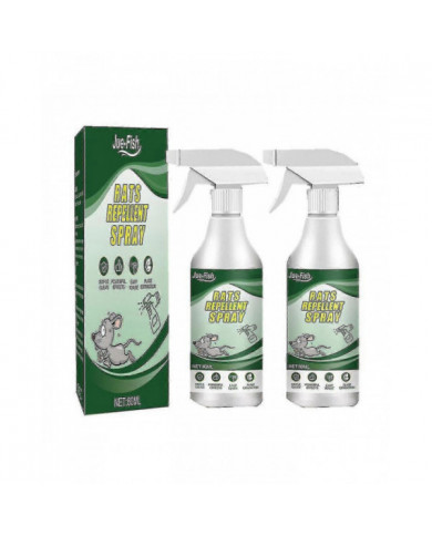 2x Strong Natural Peppermint Essential Oil Spray Souris Rongeur Répulsif Spray