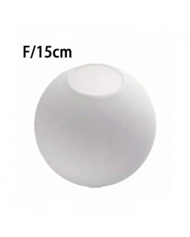 Matte White Globe Glass Abat-jour Remplacement Round Light Cover Fix