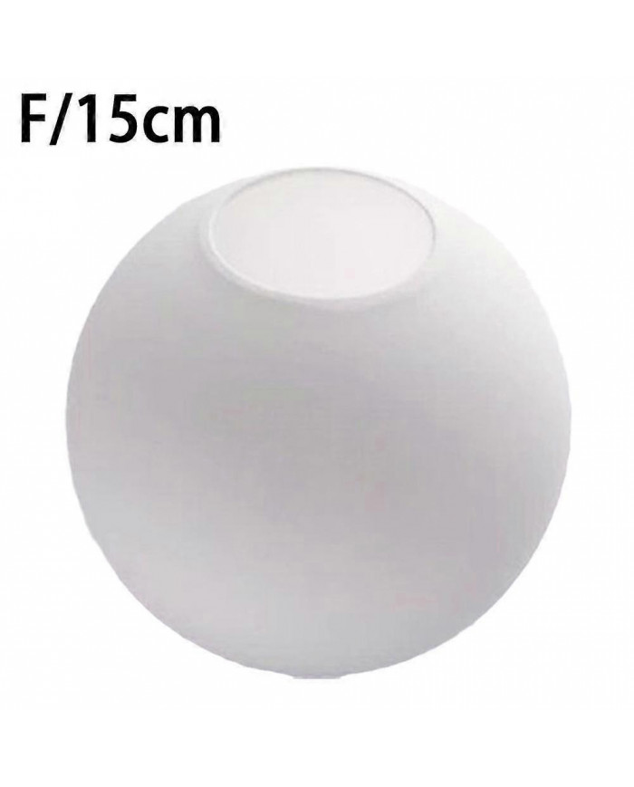 Matte White Globe Glass Abat-jour Remplacement Round Light Cover Fix
