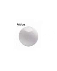 Matte White Globe Glass Abat-jour Remplacement Round Light Cover Fix