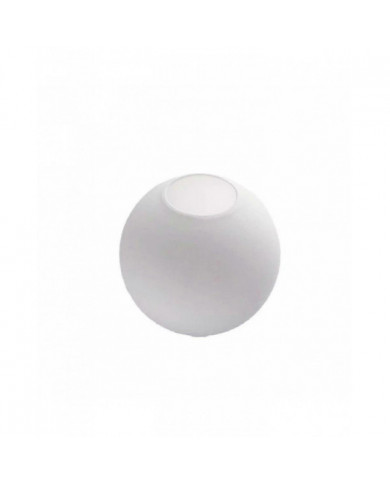 Matte White Globe Glass Abat-jour Remplacement Round Light Cover Fix