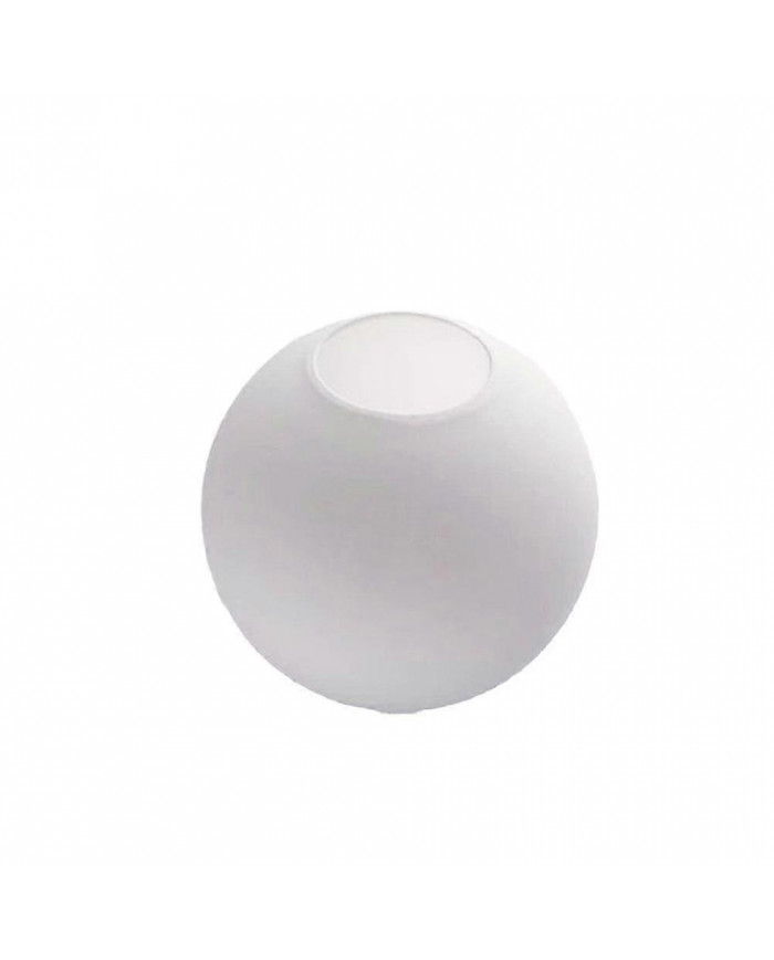 Matte White Globe Glass Abat-jour Remplacement Round Light Cover Fix