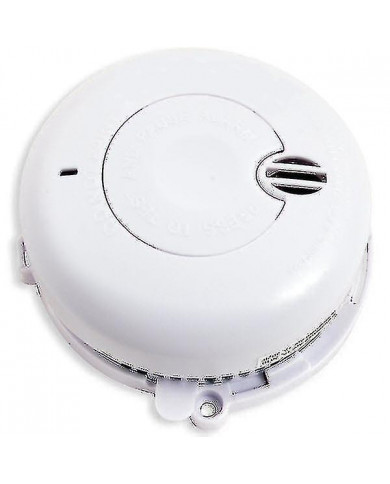 Fumée/incendie Alarmdetector Photoelectric 10 year Battery Certified - White