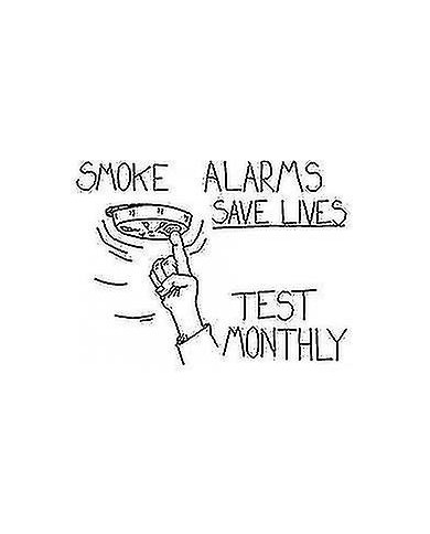 Fumée/incendie Alarmdetector Photoelectric 10 year Battery Certified - White