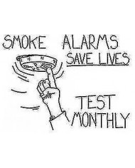 Fumée/incendie Alarmdetector Photoelectric 10 year Battery Certified - White