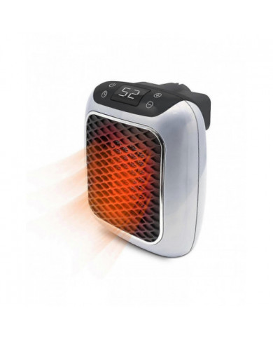 Mini radiateur soufflant, prise de radiateur soufflant, chauffage à prise, radiateur soufflant, 800 watts, prise [...]