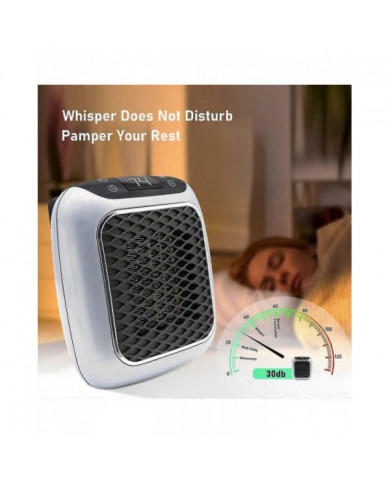 Mini radiateur soufflant, prise de radiateur soufflant, chauffage à prise, radiateur soufflant, 800 watts, prise [...]