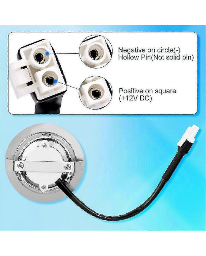 2 ampoules de hotte de cuisine, hotte de cuisinière en acier inoxydable lampe led de remplacement encastrée de la [...]