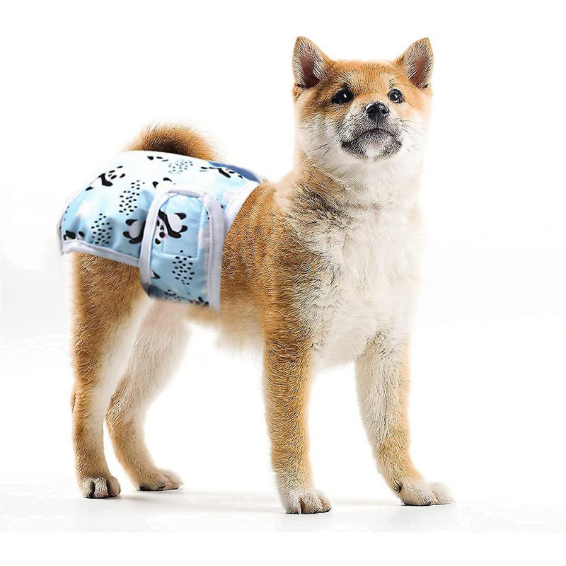 Pack Of 3 Reusable Washable Dog Diapers, Highly Absorbent Dog Physiological Pants Sanitary Diaper Pet Harassment [...]