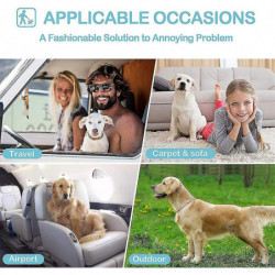 Pack Of 3 Reusable Washable Dog Diapers, Highly Absorbent Dog Physiological Pants Sanitary Diaper Pet Harassment [...]