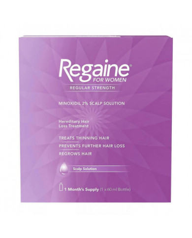 Regaine Pour les femmes Solution de croissance des cheveux et de perte de cheveux - 60ml 1 mois d’approvisionnement