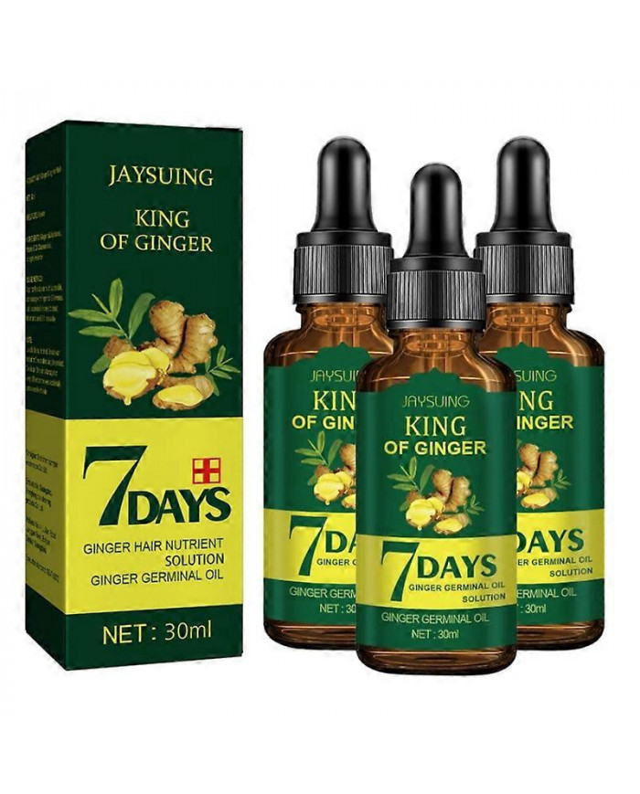 3pcs 30ml Gingembre Soins Capillaires Huile Essentielle 7 Jour Améliore Cuir Chevelu Environnement Perte De [...]