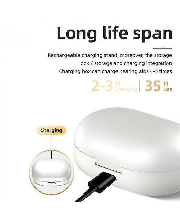 Aide auditive intelligente Amplificateur de son à large fréquence à faible bruit rechargeable Aides auditives [...]