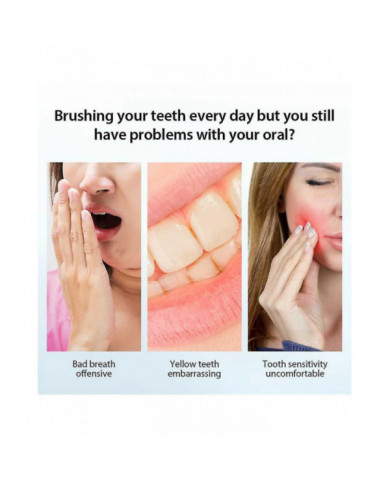 Menthe Dents Blanchiment Dentifrice Mousse Bicarbonate de Soude Pâte Mousse Tache Enlever