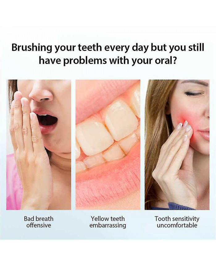 Menthe Dents Blanchiment Dentifrice Mousse Bicarbonate de Soude Pâte Mousse Tache Enlever