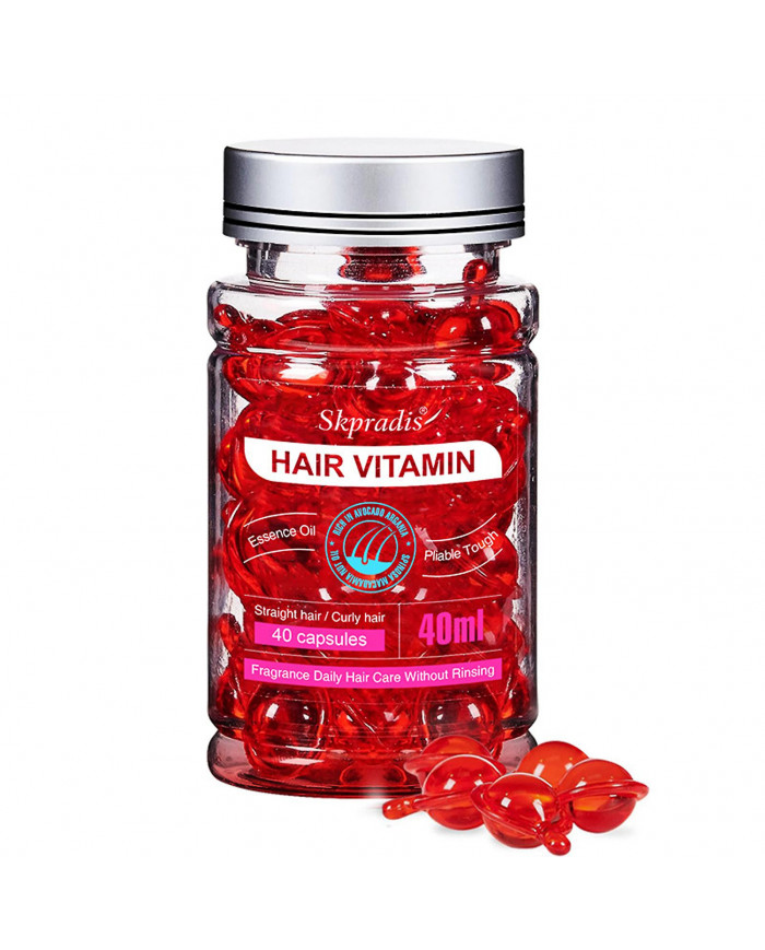 Vitamines Soins capillaires sans rinçage Essences Gélules Traitements capillaires sans lavage Sérum pour cheveux secs