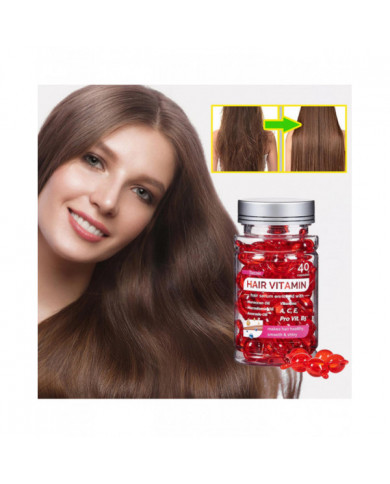 Vitamines Soins capillaires sans rinçage Essences Gélules Traitements capillaires sans lavage Sérum pour cheveux secs