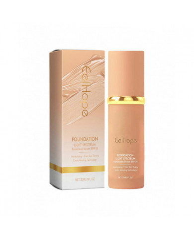 Biomimic-Fond de teint 4 en 1 Spectre lumineux Léger Couvrance sans défaut-Fond de teint Hydratant Longue Durée [...]