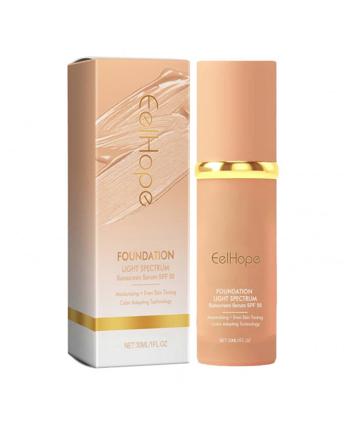 Biomimic-Fond de teint 4 en 1 Spectre lumineux Léger Couvrance sans défaut-Fond de teint Hydratant Longue Durée [...]