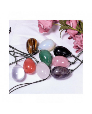 1 Set Rose Rose Naturel Quartz Yoni Jade Oeufs Guérison Cristal Massage Stick Stone Femmes Kegel Exerciseur Reiki [...]