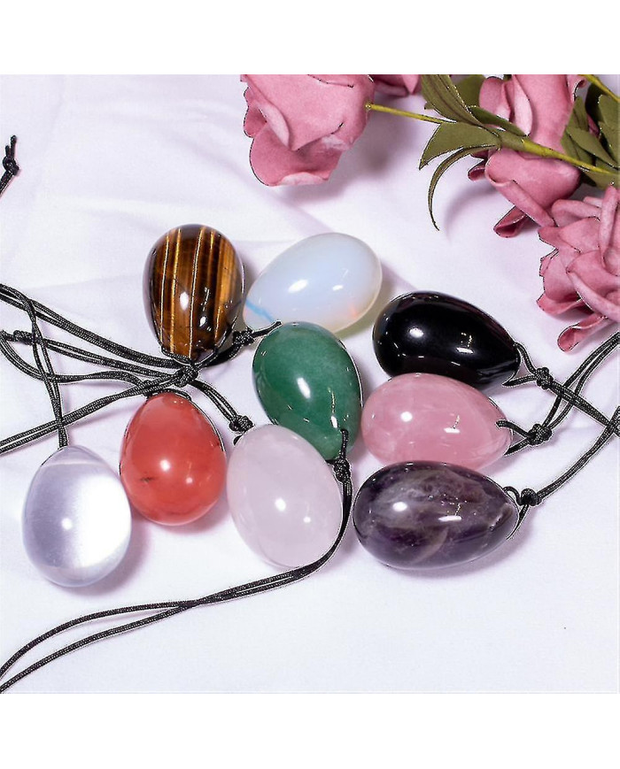 1 Set Rose Rose Naturel Quartz Yoni Jade Oeufs Guérison Cristal Massage Stick Stone Femmes Kegel Exerciseur Reiki [...]