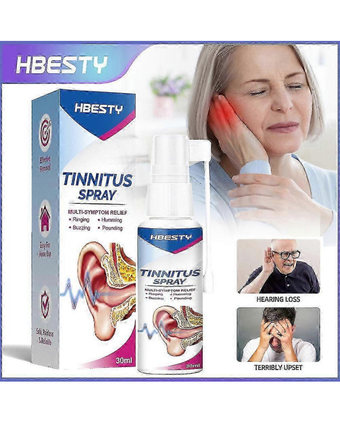 1-3pcs Spray de soulagement des acouphènes Gouttes d’oreille pour les oreilles bourdonnantes, spray anti- [...]