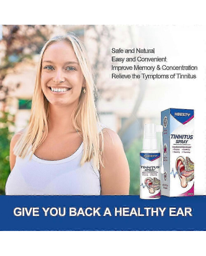 1-3pcs Spray de soulagement des acouphènes Gouttes d’oreille pour les oreilles bourdonnantes, spray anti- [...]