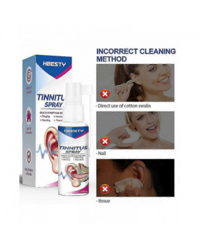 1-3pcs Spray de soulagement des acouphènes Gouttes d’oreille pour les oreilles bourdonnantes, spray anti- [...]