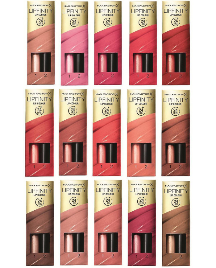 Max Factor Lipfinity rouge à lèvres deux étape New In Box - Choisissez votre teinte
