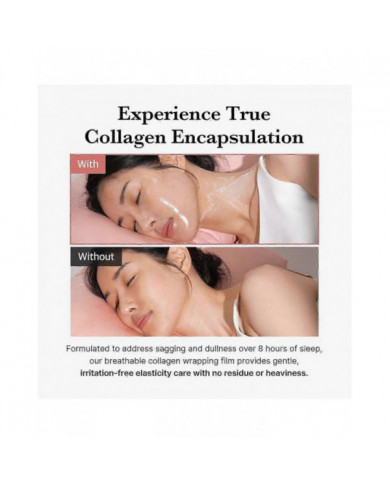 Masque facial peel off enveloppant de nuit au collagène, masque enveloppant de nuit au collagène, masque facial au [...]