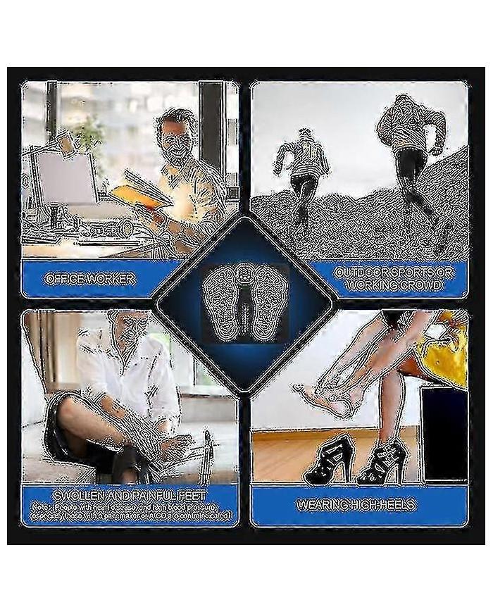 Tapis de massage des pieds d’Ems pour le masseur de stimulateur de pieds de neuropathie pour une circulation et [...]