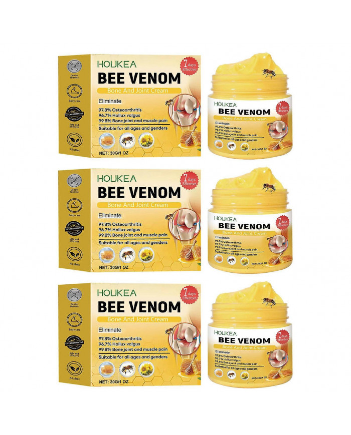 Crème de thérapie osseuse avancée pour l’articulation du venin d’abeille Soulager la douleur, la raideur, la crème [...]