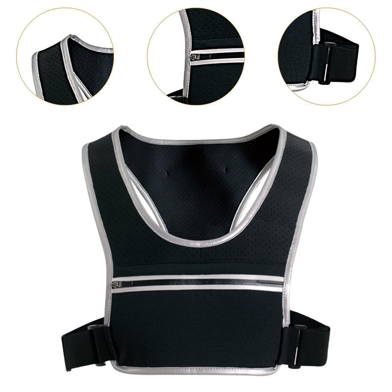 Outdoor Sport Vest Bag Holder Casual Front Pouch for Cycling Training Hiking