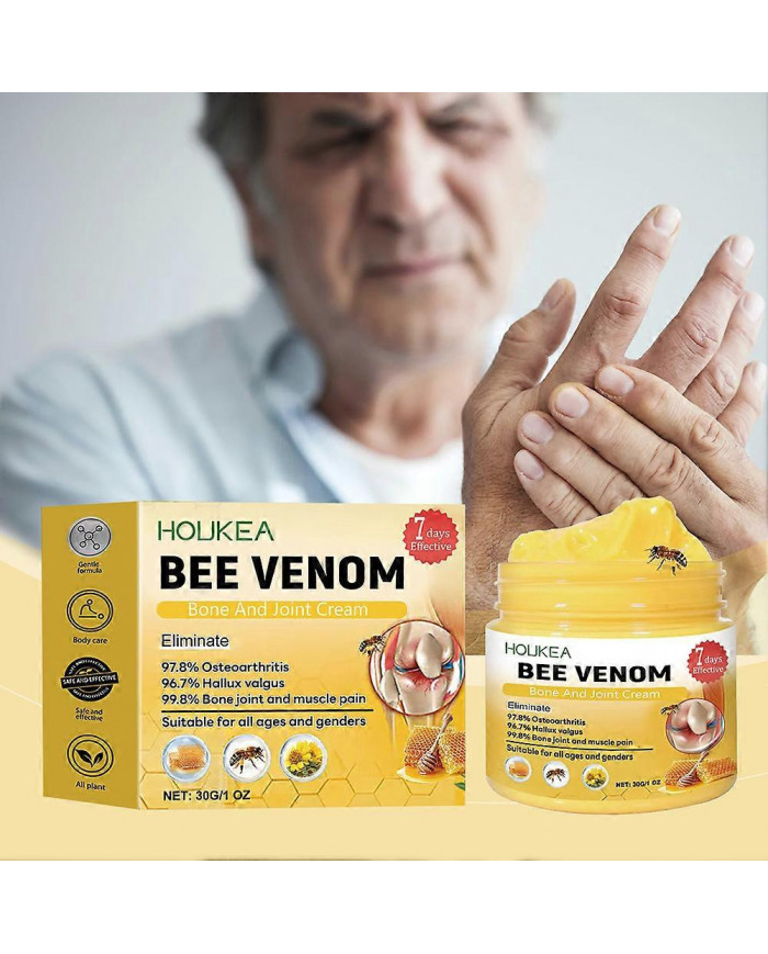 Crème de thérapie osseuse avancée pour l’articulation du venin d’abeille Soulager la douleur, la raideur, la crème [...]