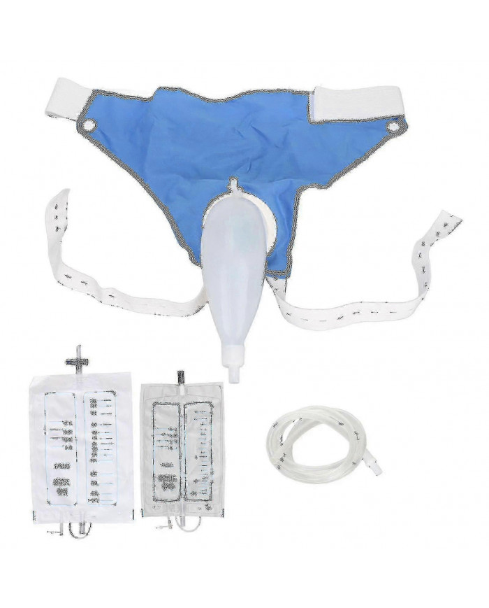 Sac d’urine portable avec conduit de cathéter 1000ml 2000ml pour les hommes, les personnes âgées, l’incontinence [...]