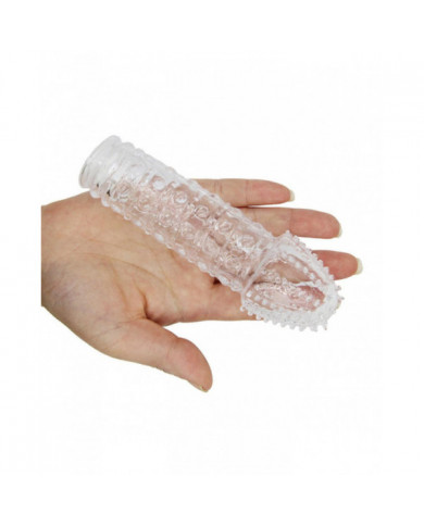 Pochette en cristal Silicone Spike Préservatifs pour Mâle Retard Ensemble Couverture Couple Jouets pour Un