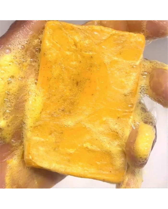 2x Savon au curcuma Blanchiment de la peau Taches brunes Éclaircissant Acné Curcuma-100g