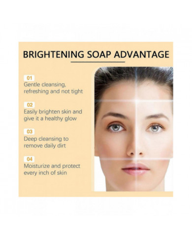 2x Savon au curcuma Blanchiment de la peau Taches brunes Éclaircissant Acné Curcuma-100g