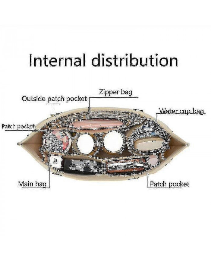 Felt Insert Bag Fits For Longchamp Handbag Liner Bag Felt Cloth Makeup Bag Support Travel Portable Insert Purse [...]