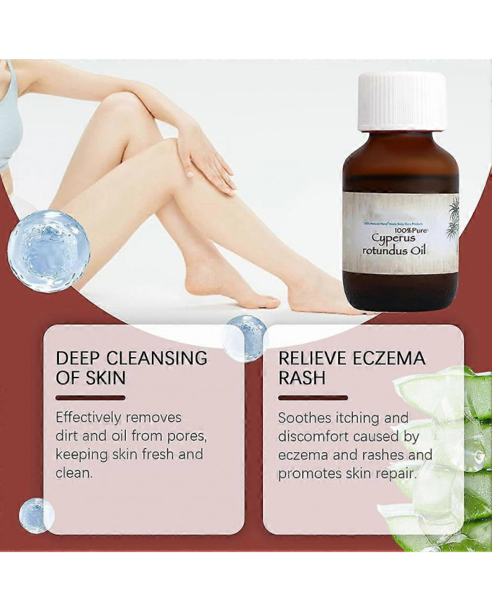 Huile Cyperus Rotundus pour l’épilation Non irritant Ralentissement/réduction sans danger Huile de croissance des [...]