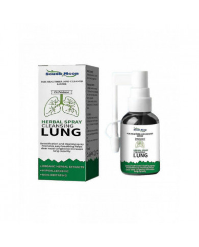 Spray nettoyant à base de plantes Lung Detox pour les fumeurs Effacer la congestion nasale Solution anti- [...]