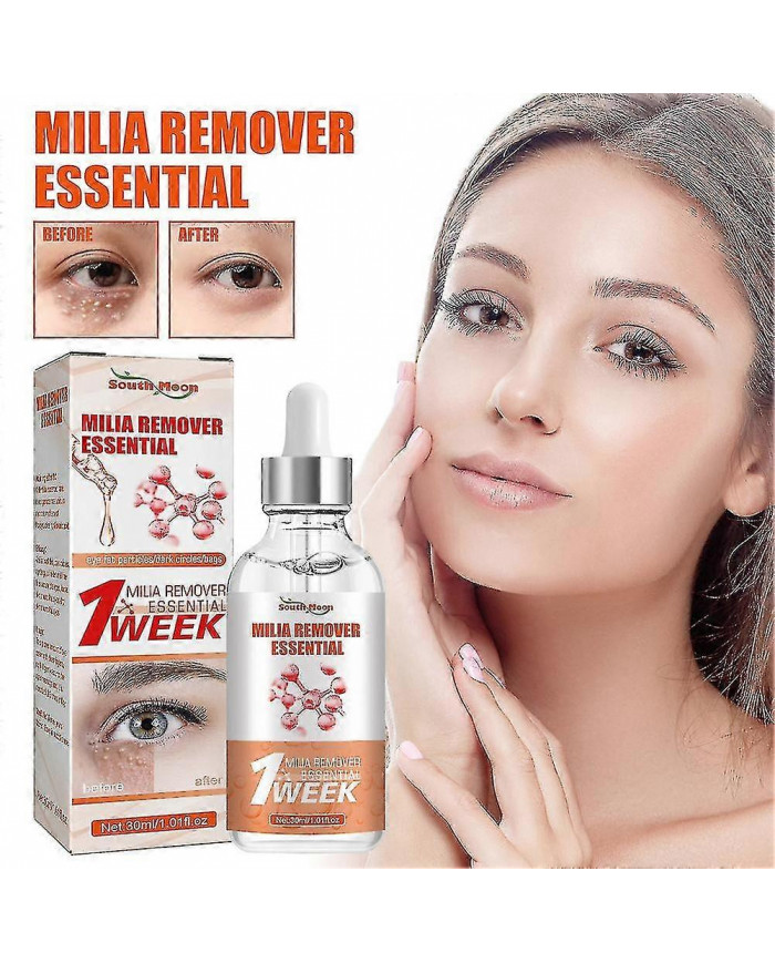 Milia Remover Essential Eye Serum Efficace Élimine les granules de graisse Poches sous les yeux Anti-particules Poches