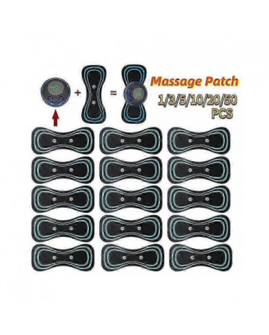 1-50pcs Coussinets de gel pour masseur de cou Ems Masseur musculaire Patchs d’impulsion Autocollant de stimulation [...]