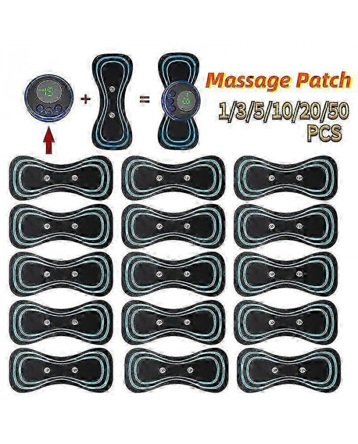 1-50pcs Coussinets de gel pour masseur de cou Ems Masseur musculaire Patchs d’impulsion Autocollant de stimulation [...]
