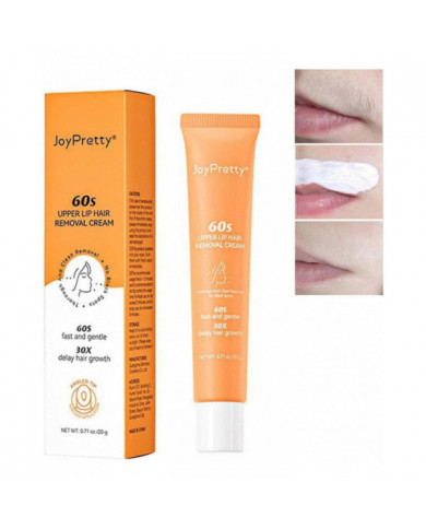 Crème dépilatoire pour le visage, épilation de la lèvre supérieure, crème dépilatoire extra douce, indolore et [...]