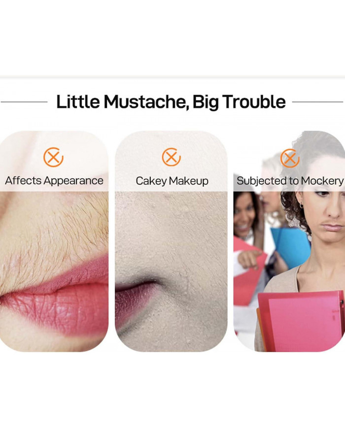 Crème dépilatoire pour le visage, épilation de la lèvre supérieure, crème dépilatoire extra douce, indolore et [...]