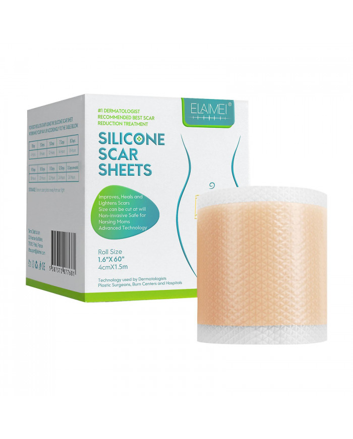 Huidverzorging Voor Het Gezicht Silicone Scar Patch, Silicone Scar Tape Roll, Silicone Scar Strip, Reusable Scar [...]