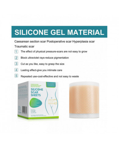 Huidverzorging Voor Het Gezicht Silicone Scar Patch, Silicone Scar Tape Roll, Silicone Scar Strip, Reusable Scar [...]