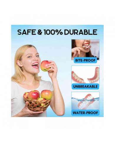 Silicone Reline Denture Set, False Teeth Set Soft Denture Reline Kit, Thermoplastic Denture Adhesive Reline